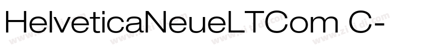 HelveticaNeueLTCom C字体转换
